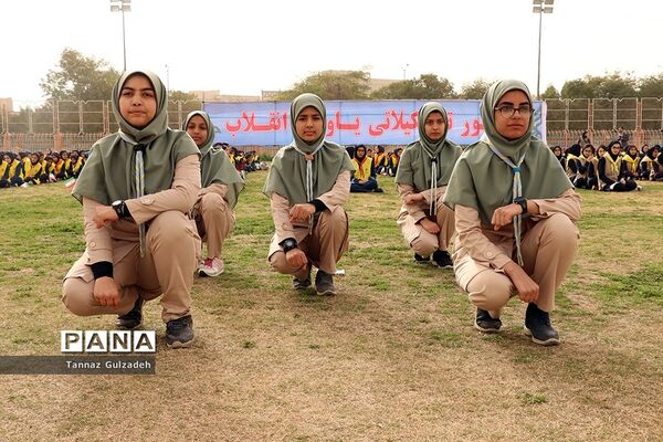 مانور2000نفری یاوران انقلاب نواحی 4گانه اهواز - یک