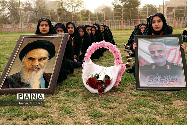 مانور2000نفری یاوران انقلاب نواحی 4گانه اهواز - یک