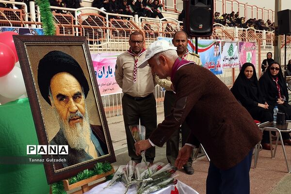 مانور2000نفری یاوران انقلاب نواحی 4گانه اهواز - یک