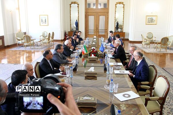 دیدار جوزف بورل هماهنگ کننده عالی سیاست خارجی اتحادیه اروپا با ظریف