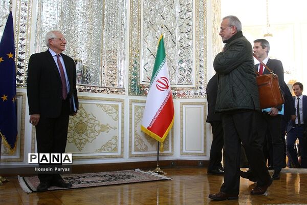 دیدار جوزف بورل هماهنگ کننده عالی سیاست خارجی اتحادیه اروپا با ظریف