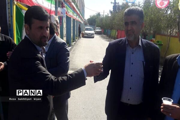 آیین توزیع شیر رایگان مدارس مسجدسلیمان