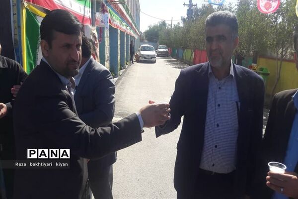 آیین توزیع شیر رایگان مدارس مسجدسلیمان