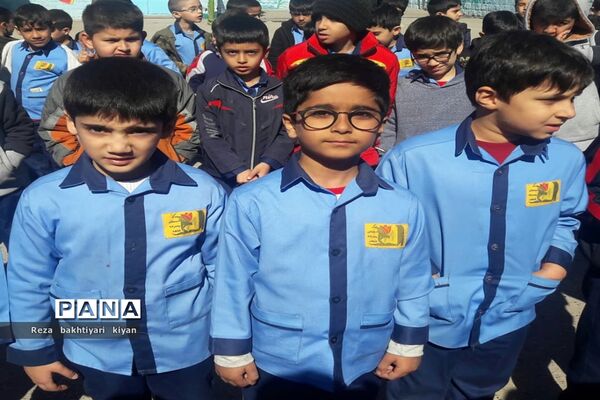 آیین توزیع شیر رایگان مدارس مسجدسلیمان