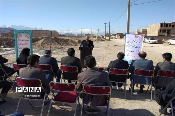 کلنگ زنی مدرسه 12 کلاسه مرحوم حاج مهدی حاجی زاده