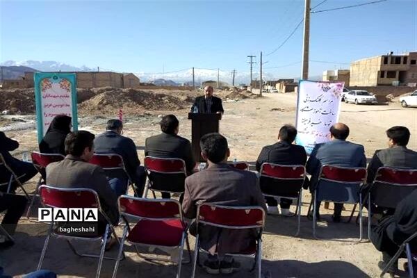 کلنگ زنی مدرسه 12 کلاسه مرحوم حاج مهدی حاجی زاده