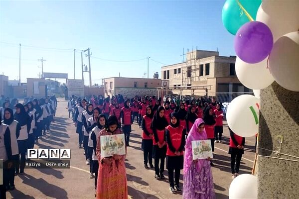 المپیاد ورزشی دبیرستان شبانه روزی مهر امیدیه (جایزان) به مناسبت دهه فجر