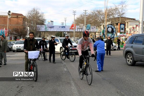 همایش دوچرخه‌سواری در ساری