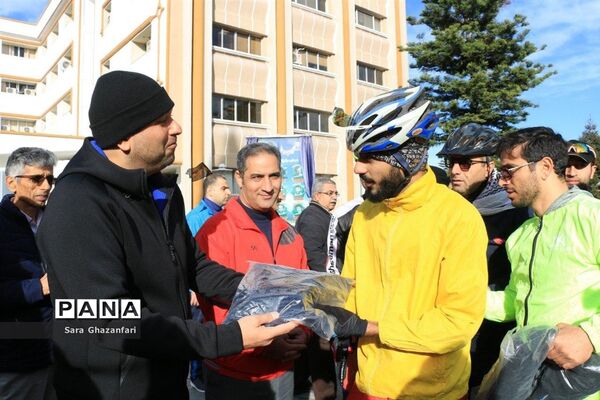 همایش دوچرخه‌سواری در ساری