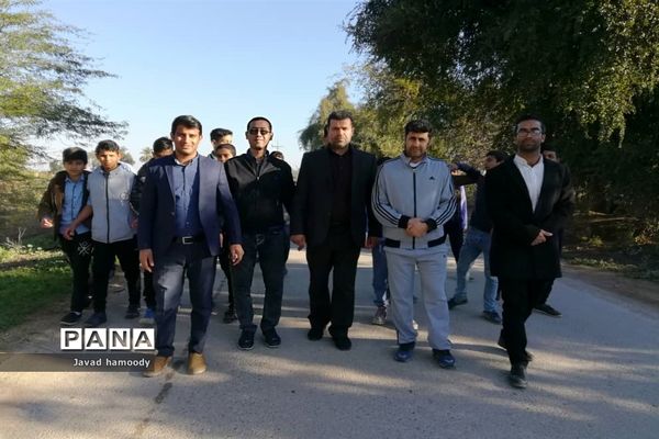 همایش پیاده روی فرهنگیان شهرستان حمیدیه