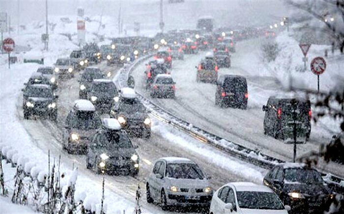بارش سنگین برف در محور های کوهستانی مازندران