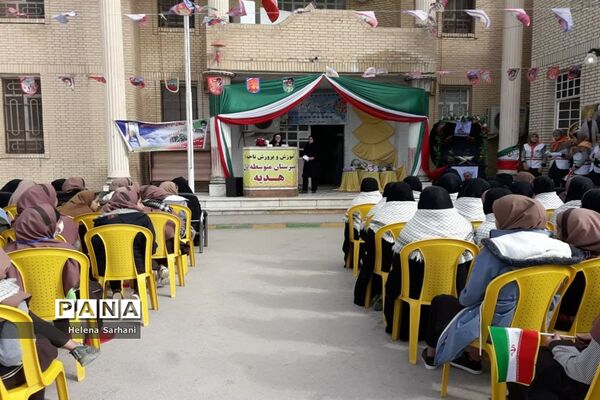 برپایی جشن انقلاب و یادواره شهادت حاج قاسم سلیمانی در ملاشیه اهواز