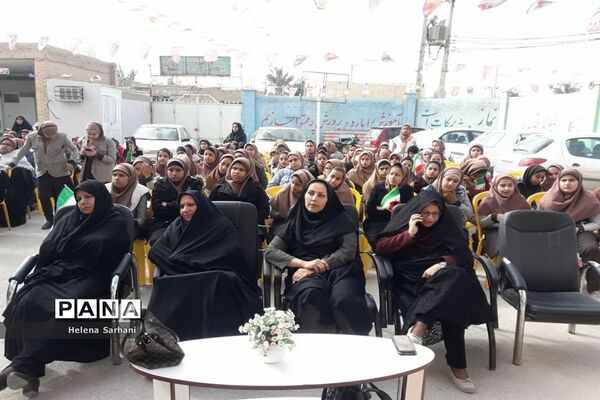 برپایی جشن انقلاب و یادواره شهادت حاج قاسم سلیمانی در ملاشیه اهواز