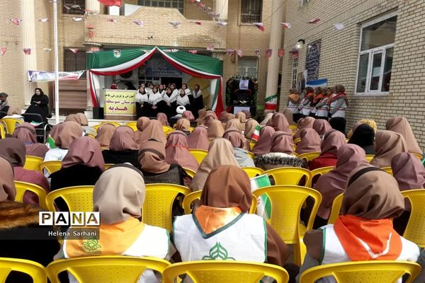 برپایی جشن انقلاب و یادواره شهادت حاج قاسم سلیمانی در ملاشیه اهواز