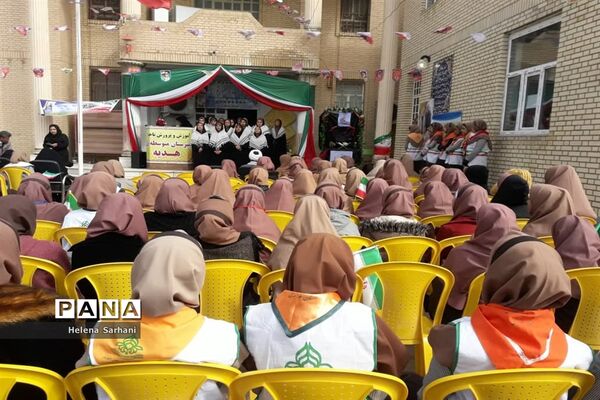 برپایی جشن انقلاب و یادواره شهادت حاج قاسم سلیمانی در ملاشیه اهواز