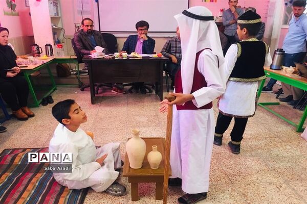 برگزاری مسابقه قطبی گلستان خوانی  در گله دار