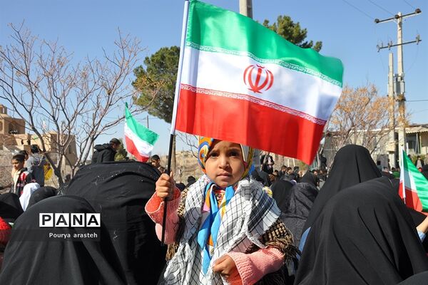 مراسم راهپیمایی ۲۲بهمن در شهرستان خوسف خراسان جنوبی