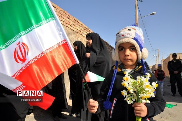 مراسم راهپیمایی ۲۲بهمن در شهرستان خوسف خراسان جنوبی