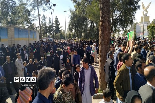 حضور پرشکوه مردم سیستان و بلوچستان درراهپیمایی 22 بهمن 98