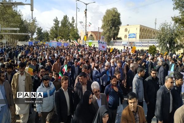 حضور پرشکوه مردم سیستان و بلوچستان درراهپیمایی 22 بهمن 98