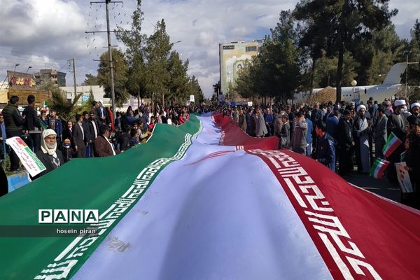 حضور پرشکوه مردم سیستان و بلوچستان درراهپیمایی 22 بهمن 98