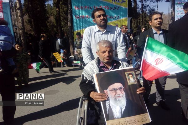 راهپیمایی ۲۲ بهمن در بیرجند