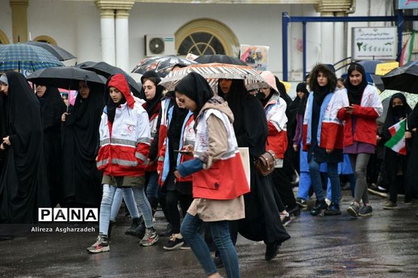 راه‌پیمایی  یوم الله 22 بهمن در بابلسر