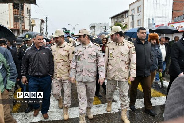 راه‌پیمایی  یوم الله 22 بهمن در بابلسر