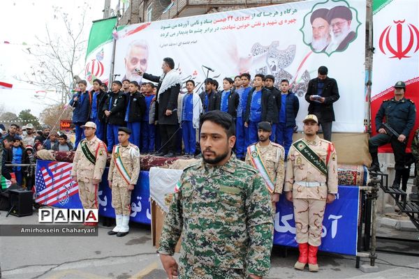 راهپیمایی باشکوه 22 بهمن در تایباد