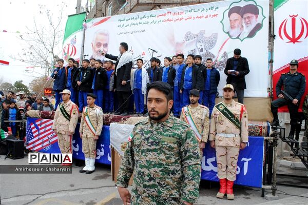 راهپیمایی باشکوه 22 بهمن در تایباد