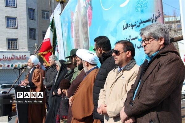مراسم راهپیمایی 22 بهمن در شهرقدس(2)