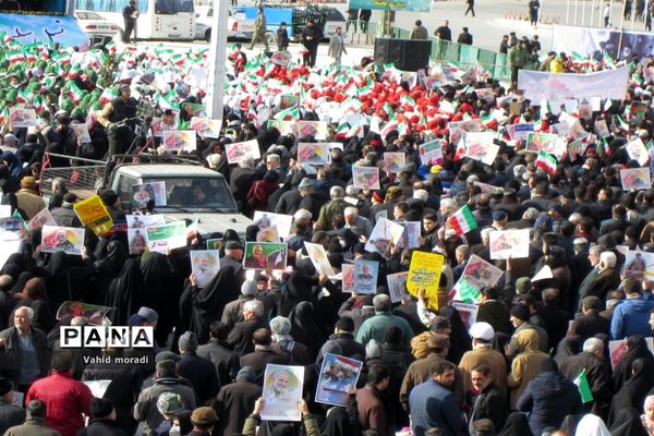 راهپیمایی ۲۲ بهمن در کرمانشاه
