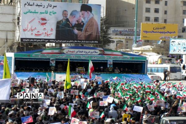 راهپیمایی ۲۲ بهمن در کرمانشاه