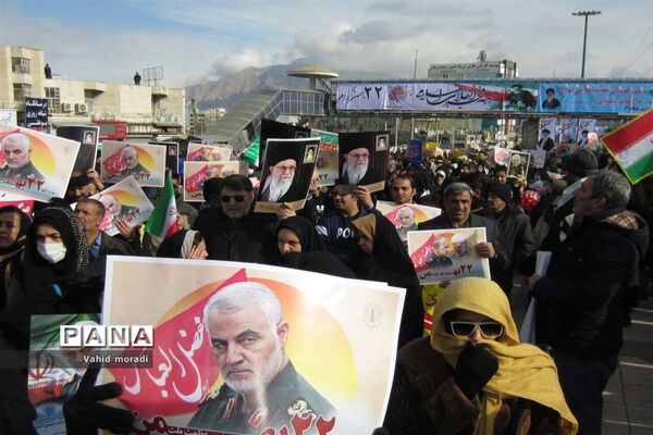 راهپیمایی ۲۲ بهمن در کرمانشاه