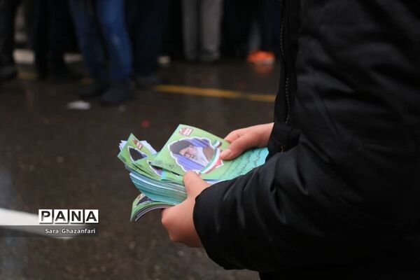 راه‌پیمایی روز 22 بهمن در مرکز مازندران