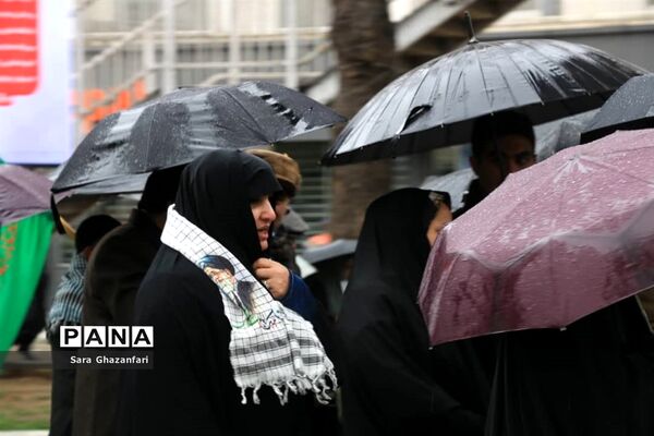 راه‌پیمایی روز 22 بهمن در مرکز مازندران