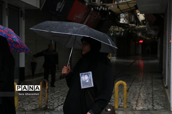 راه‌پیمایی روز 22 بهمن در مرکز مازندران
