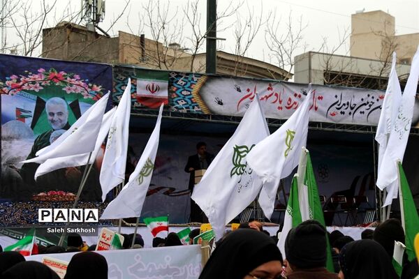 راهپیمایی یوم الله 22 بهمن ماه  در مشهد