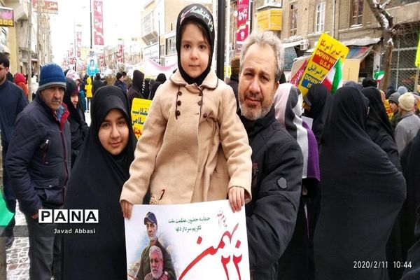 راهپیمایی باشکوه 22 بهمن 98 زنجان
