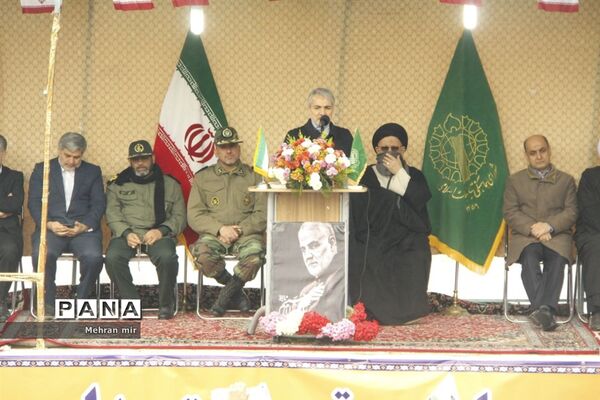 راهپیمایی پرشور 22 بهمن در گلستان