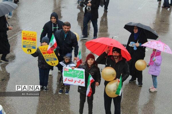 راه‌پیمایی روز 22 بهمن در قائم‌شهر