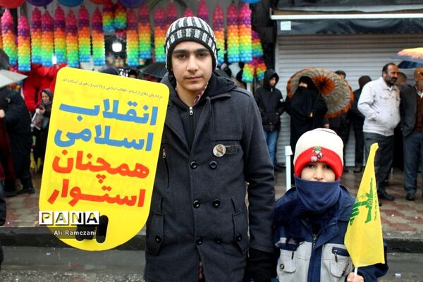 راه‌پیمایی روز 22 بهمن در قائم‌شهر