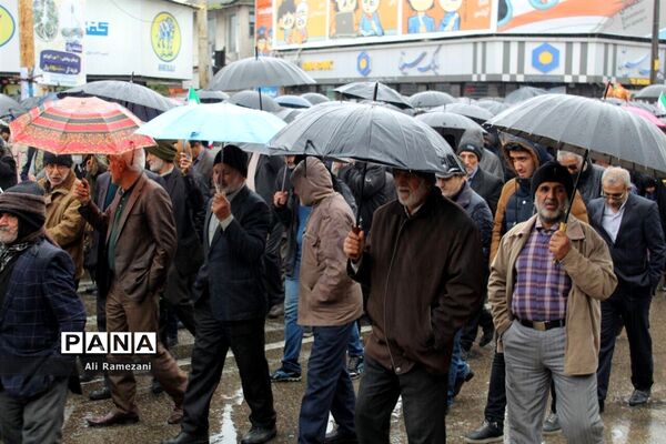 راه‌پیمایی روز 22 بهمن در قائم‌شهر