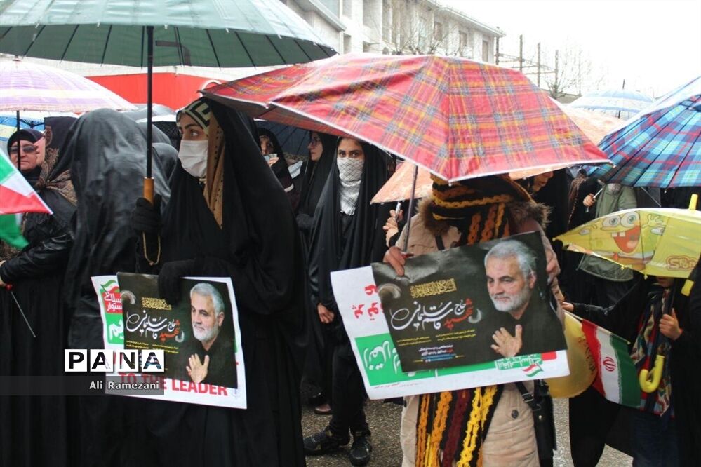 راه‌پیمایی روز 22 بهمن در قائم‌شهر