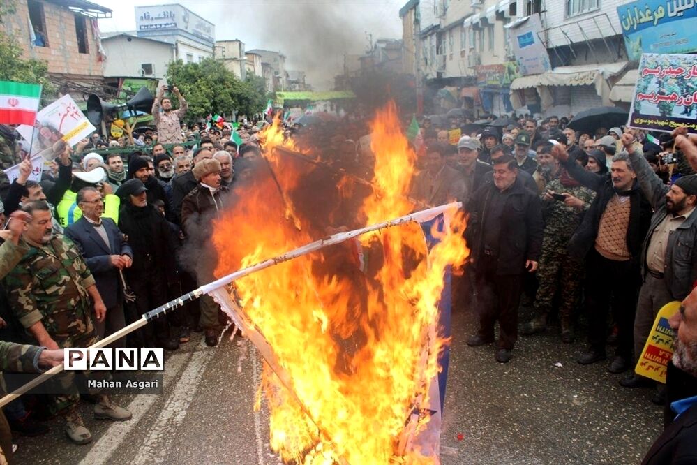 راه‌پیمایی روز 22 بهمن در گلوگاه