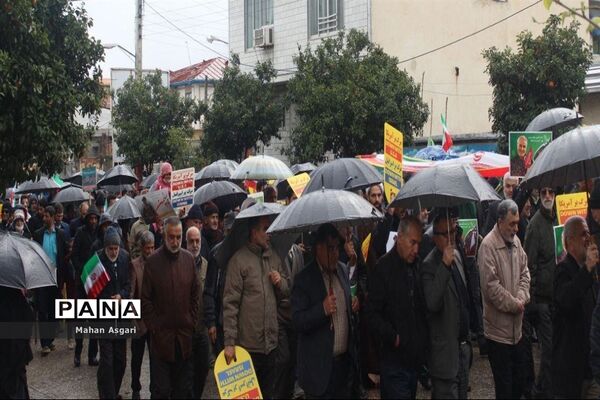 راه‌پیمایی روز 22 بهمن در گلوگاه
