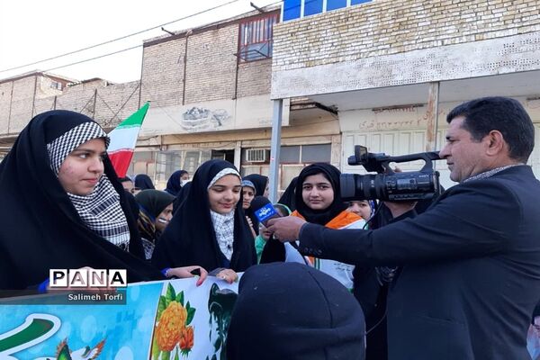 مراسم راهپیمایی ۲۲بهمن ۹۸ شهرستان حمیدیه