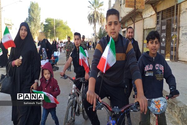 مراسم راهپیمایی ۲۲بهمن ۹۸ شهرستان حمیدیه