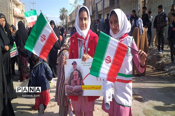 مراسم راهپیمایی ۲۲بهمن ۹۸ شهرستان حمیدیه