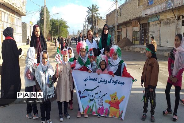 مراسم راهپیمایی ۲۲بهمن ۹۸ شهرستان حمیدیه